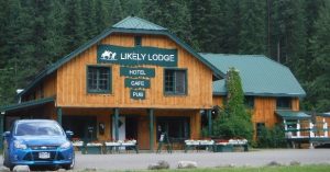 Lodge-2016.jpg The front of Likely Lodge in Likely BC